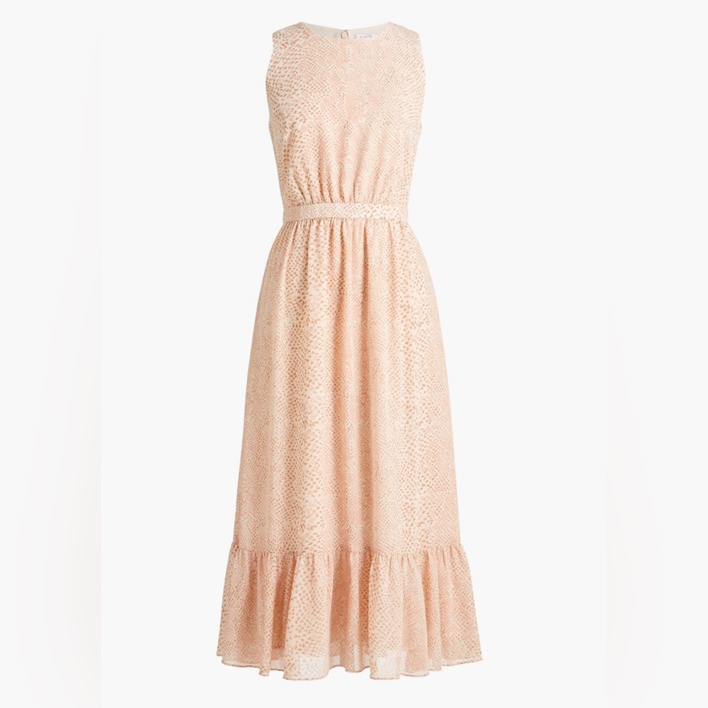 J Crew Midi Tiered Dress